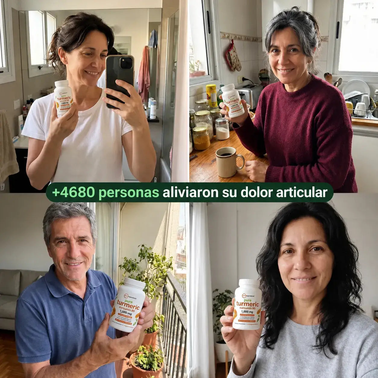 Cápsulas de Cúrcuma | Triple Acción Antiinflamatoria